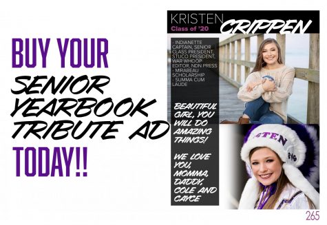 Purchase your senior yearbook tribute or business ad