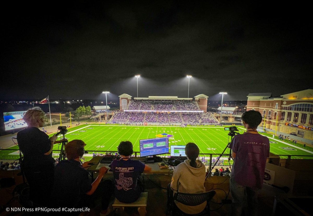 The award-winning NDN Press Sports broadcast team is set to kick off its second season of football coverage beginning this Friday, Aug. 30.

The season opener will see PNG face off against Klein Oak at Klein Memorial Stadium, with PNG Primetime managing the cameras during the game.